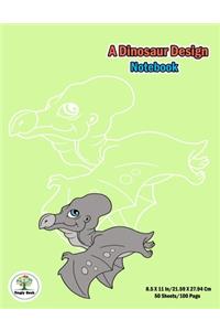 A dinosaur Design Notebook