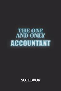 The One And Only Accountant Notebook