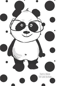 Playful Panda Dot Grid Journal