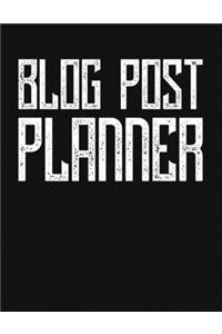 Blog Post Planner