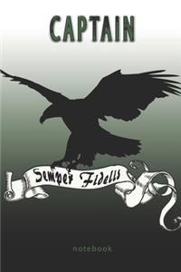 Captain - Semper Fidelis - Notebook
