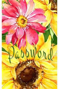 Sunflower Password Book