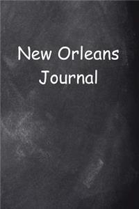 New Orleans Journal Chalkboard Design