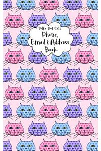 Polka Dot Cats Address Book