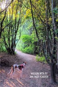 Walking with my dog daily planner