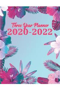 Three Year Planner 2020-2022