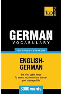 German vocabulary for English speakers - 3000 words