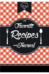 My Favorite Recipes Journal