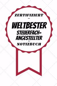Notizbuch - Zertifiziert - Weltbester - Steuerfachangestellter