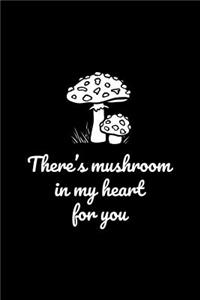 Notebook for Mushroom Hunting Enthusiasts, Medium Ruled Journal Mushroom in My Heart