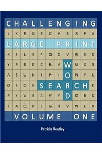 Challenging Large Print Word Search