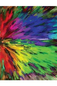 Multicolor Abstract Notebook
