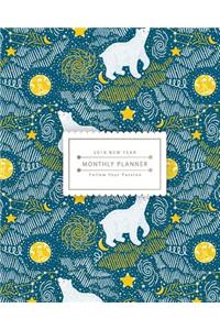 2018 New Year Monthly Planner