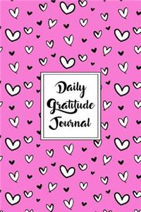 Gratitude Journal Scribbly Hearts Pattern 6