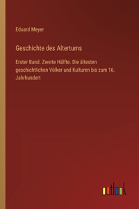 Geschichte des Altertums
