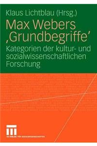 Max Webers 'Grundbegriffe'