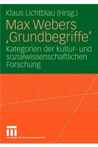 Max Webers 'Grundbegriffe'