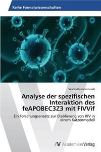 Analyse der spezifischen Interaktion des feAPOBEC3Z3 mit FIVVif