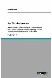 Das Wirtschaftswunder