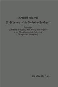 Einführung in die Rechtswissenschaft