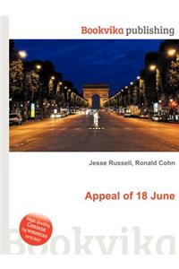 Appeal of 18 June