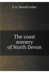 The coast scenery of North Devon