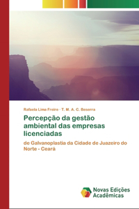 Percepção da gestão ambiental das empresas licenciadas