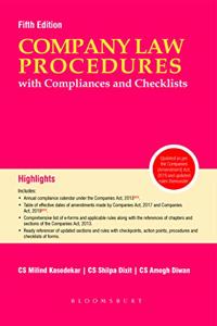 Company Law Procedures with Compliances and Checklists 5th Edition