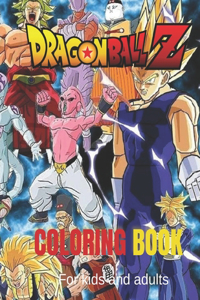Dragon Ball Z Coloring Book for Kids and Adults