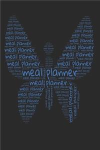 Meal Planner - Blue Butterfly Cover Theme