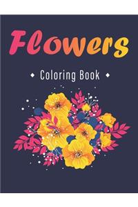 Flower Coloring Book