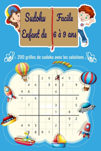 Sudoku Facile pour Enfant de 6 à 9 ans