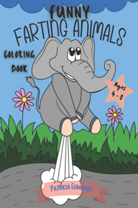Funny Farting Animals Coloring Book