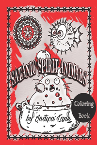 Satanic Spirit Animals Coloring Book