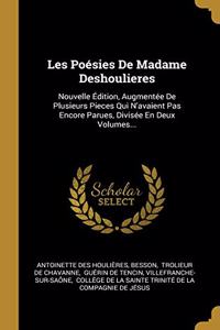 Les Poésies De Madame Deshoulieres