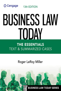 Cengage Infuse for Miller's Business Law Today, the Essentials: Text and Summarized Cases, 1 Term Printed Access Card