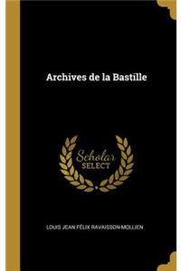 Archives de la Bastille