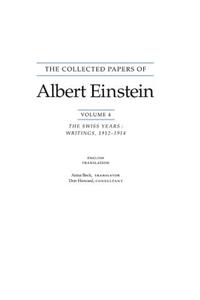 The Collected Papers of Albert Einstein, Volume 4 (English)