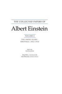 Collected Papers of Albert Einstein, Volume 4 (English)