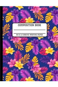 Composition Book Cursive Writing Paper