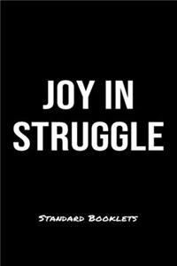 Joy In Struggle Standard Booklets