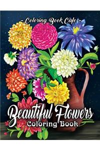 Beautiful Flowers Coloring Book