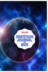 Galaxy Gratitude Journal For Boys