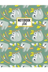 Sloth Notebook