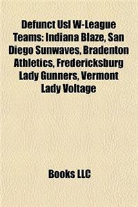 Defunct Usl W-League Teams
