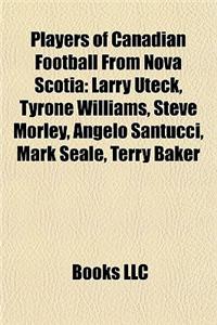 Players of Canadian Football from Nova Scotia