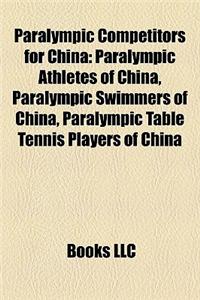 Paralympic Competitors for China