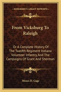 From Vicksburg to Raleigh