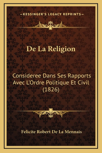 De La Religion