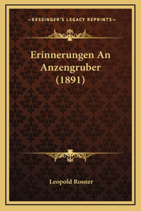 Erinnerungen An Anzengruber (1891)